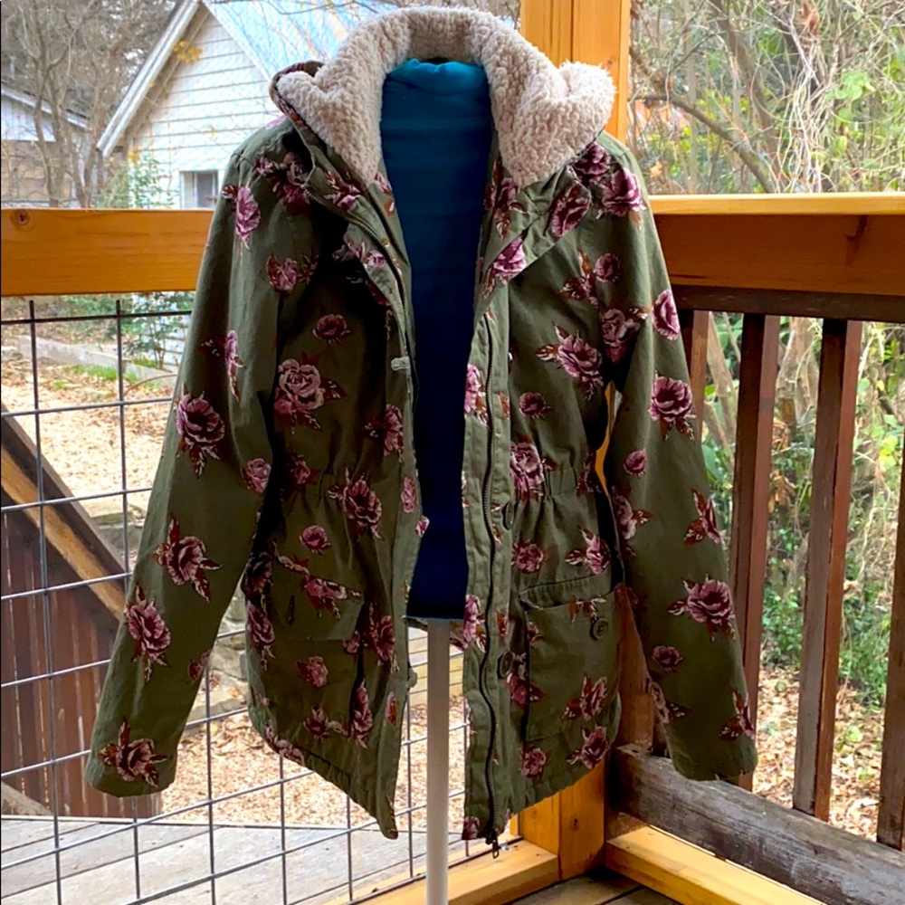 Kids Green winter jacket